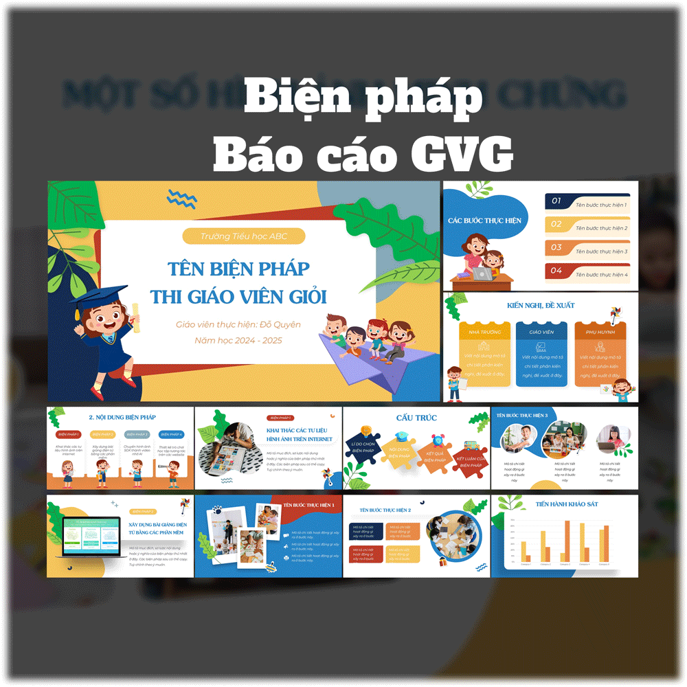 Powerpoint báo cáo biện pháp giáo viên giỏi